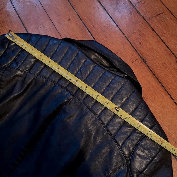 Faux Leather Moto Jacket (M) - Picture 3 of 8